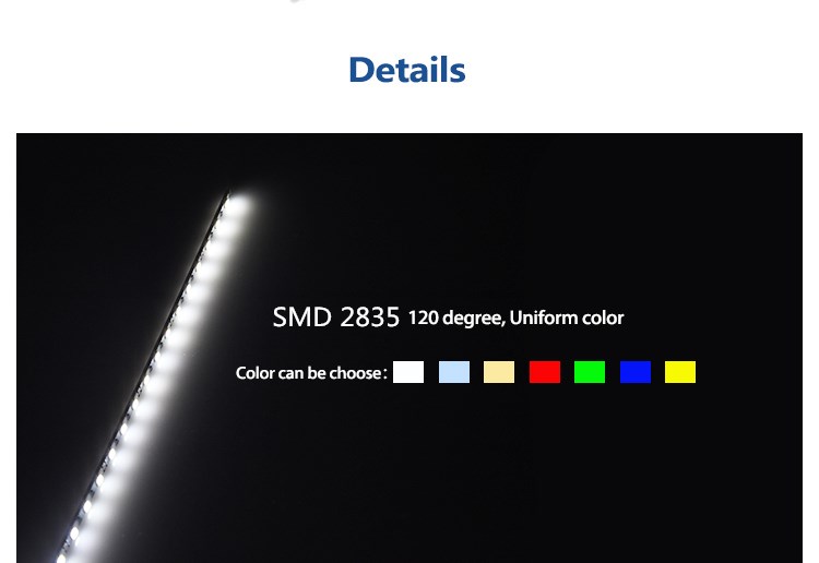 Ultra ince 2835 led ışık şeridi